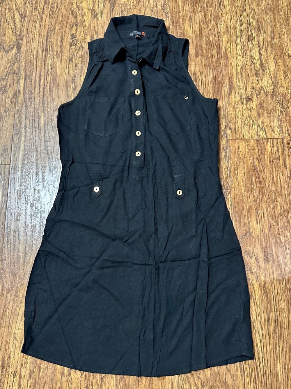 G by Guess Women's Black Sleeveless Casual Mini Dress Size Medium
